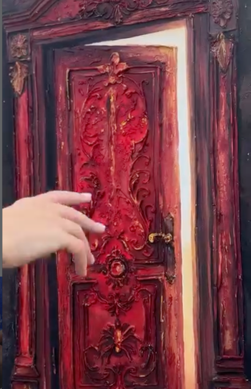 Стук в дверь (Мария Делинская https://www.instagram.com/madel.artist)